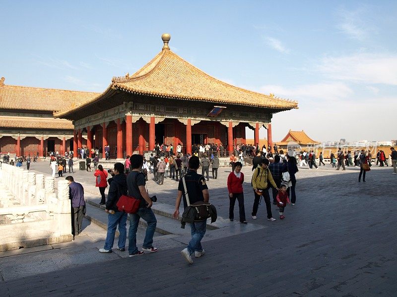 Hall of Central Harmony (Chinese: 中和殿),  Forbidden City Beijing